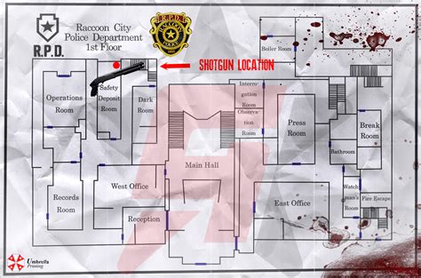 resident evil 2 shotgun location
